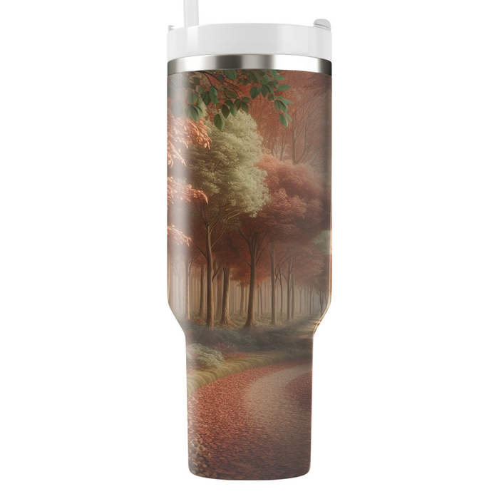 Autumn Woods Trail  Personalized Tumblers