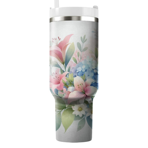 Watercolor Garden  Insulated Tumblers