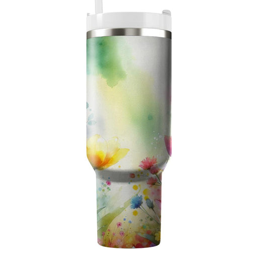 Spring Meadow Blooms  Insulated Tumblers