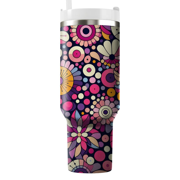 Whimsical Petals And Dots  Decorative Tumblers