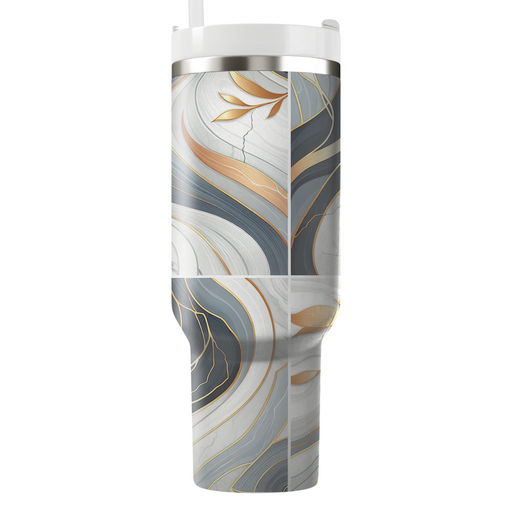 Sleek Marble Veins  Custom Tumblers