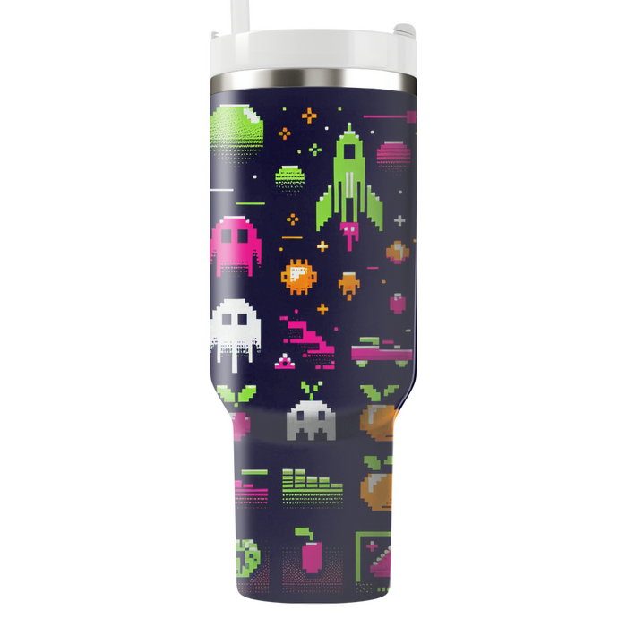 Arcade Frenzy  Tumblers With Lids