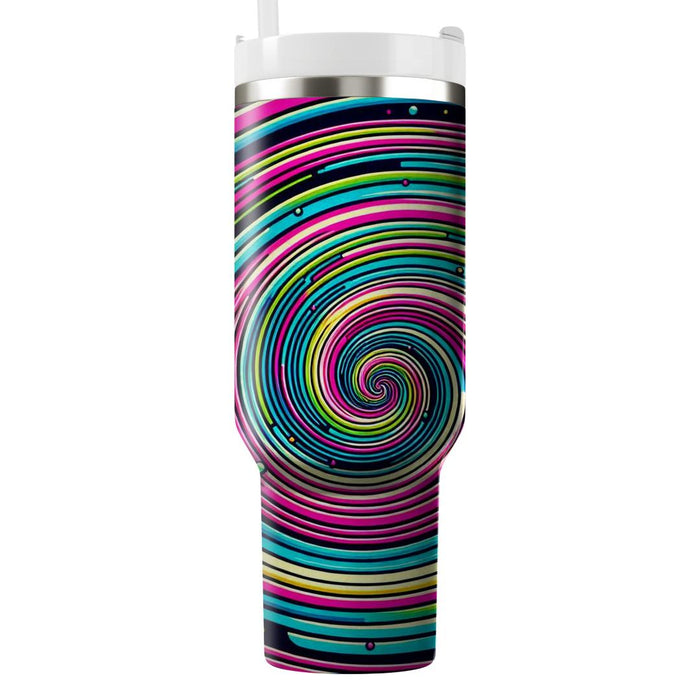 Technicolor Vortex  Unique Tumblers