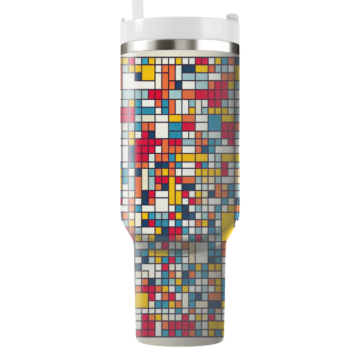 Vibrant Mosaic Tiles  Unique Tumblers