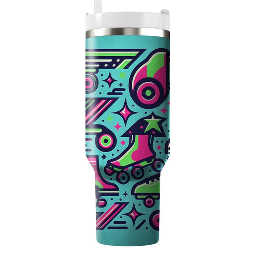 Vibrant Roller Disco  Custom Tumblers