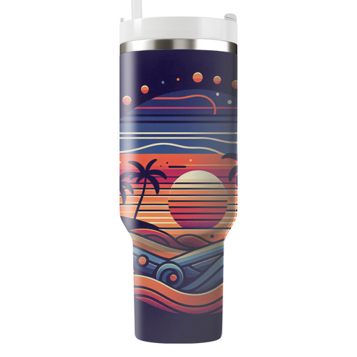 Beach Sunset  Personalized Tumblers