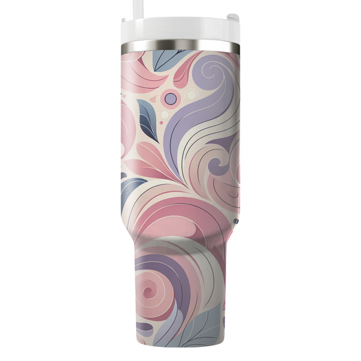 Petal Swirl Design Decorative Tumblers