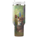 Charming Fawn In Bloom  Tumblers With Lids