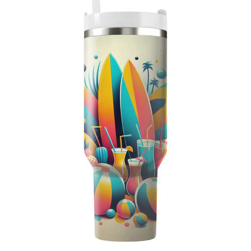 Summer Surf Vibes Decorative Tumblers