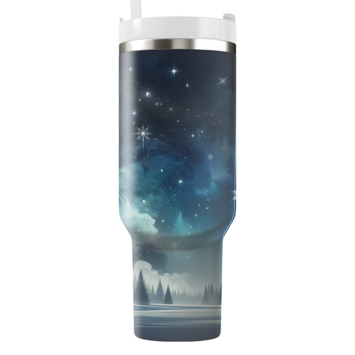 Winter Starry Night Decorative Tumblers