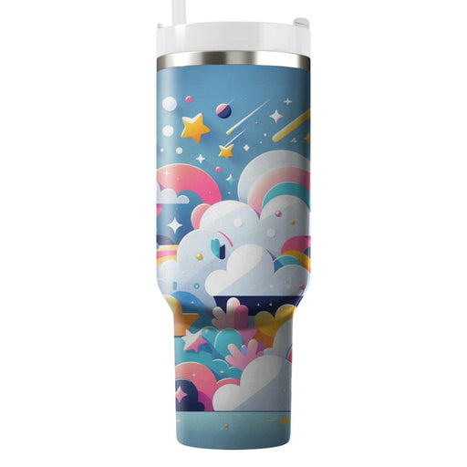 Whimsical 80s Dreams  Decorative Tumblers