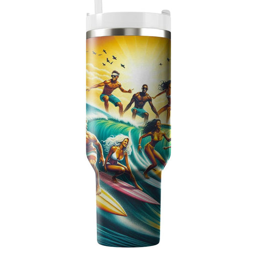 Waves Of Celebration - Surf Festival  Decorative Tumblers