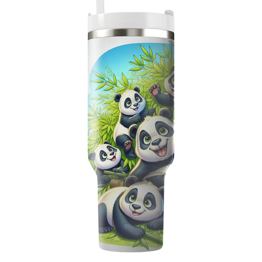 Playful Panda Party  Decorative Tumblers