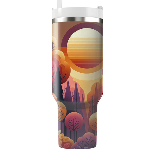 Autumn Sunset  Travel Tumblers