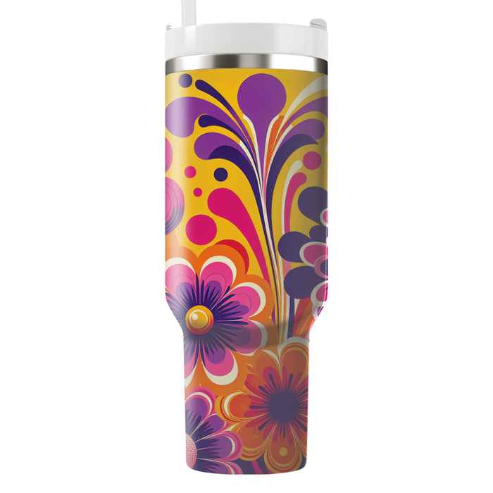  Floral Burst  Custom Tumblers