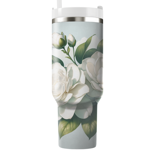 Gardenia Dreams  Tumblers With Lids