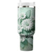 Fresh Mint Floral Fusion  Decorative Tumblers