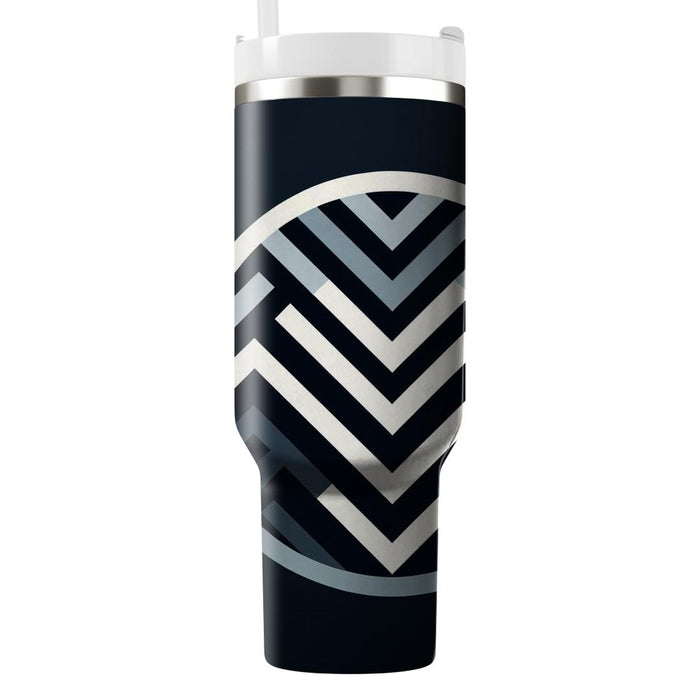 Sleek Chevron Pattern  Custom Tumblers