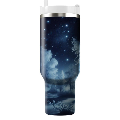 Winter Midnight Frost  Tumblers For Gifts