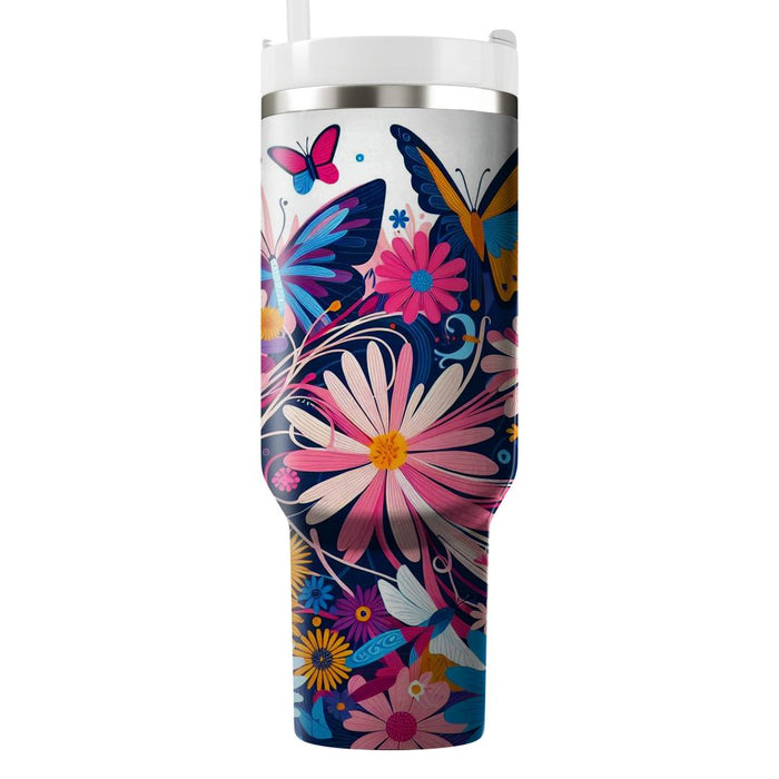 Butterfly Blossom  Unique Tumblers