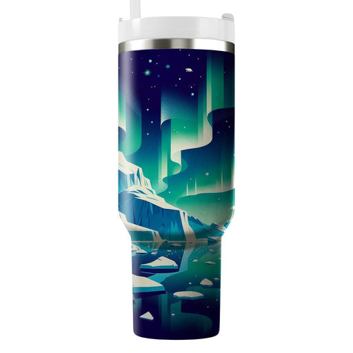 Winter Arctic Chill  Travel Tumblers