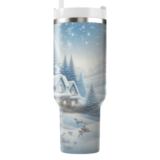 Winter Wonderland Scenes  Personalized Tumblers