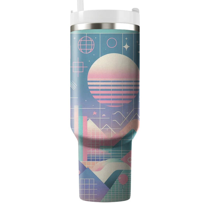 Vaporwave Retro Aesthetic  Tumblers For Gifts