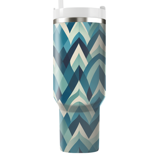 Geometric Wave Dance Custom Tumblers