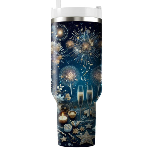 Twinkling Tides - A New Year Celebration  Tumbler Cups