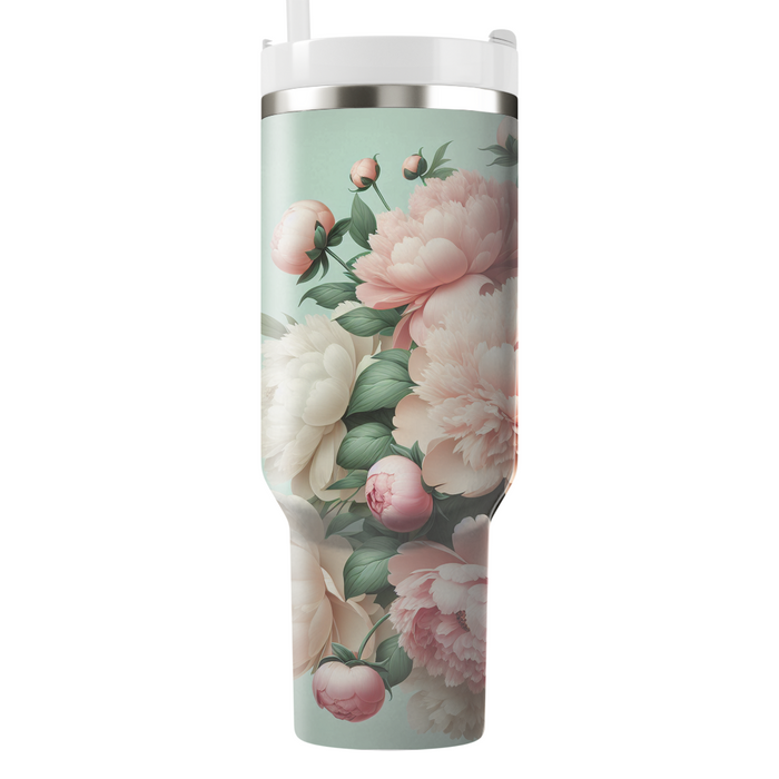 Springtime Peony Reverie  Custom Tumblers