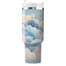 Whimsical Cloud Patterns  Personalized Tumblers