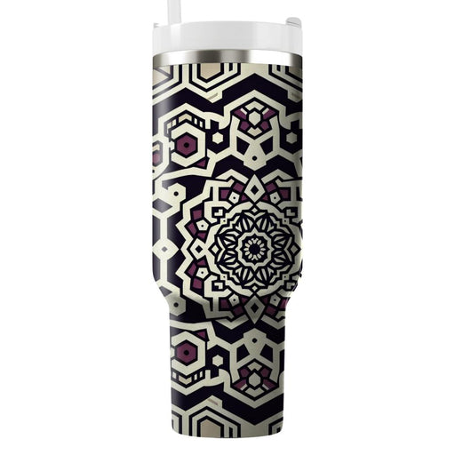 Geometric Mandala Harmony  Insulated Tumblers