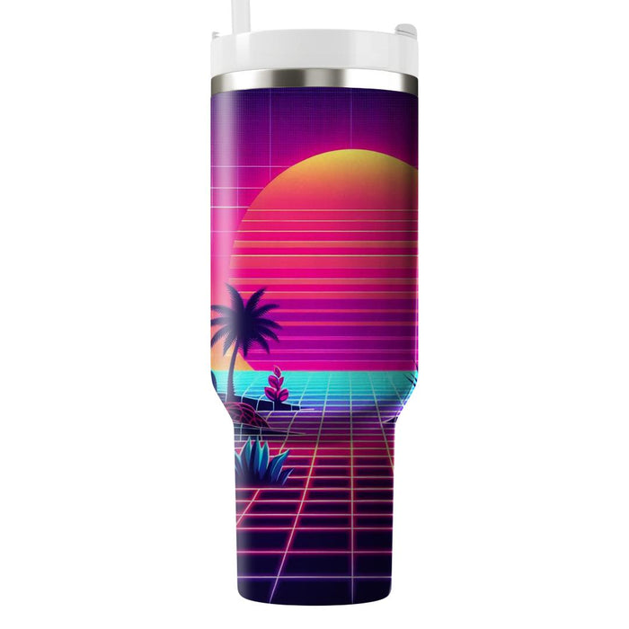 Synthwave Jungle  Unique Tumblers