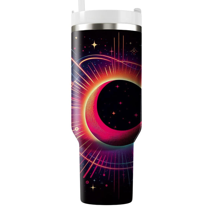 Retro Eclipse  Unique Tumblers