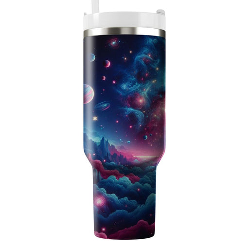 Galactic 80s  Personalized Tumblers