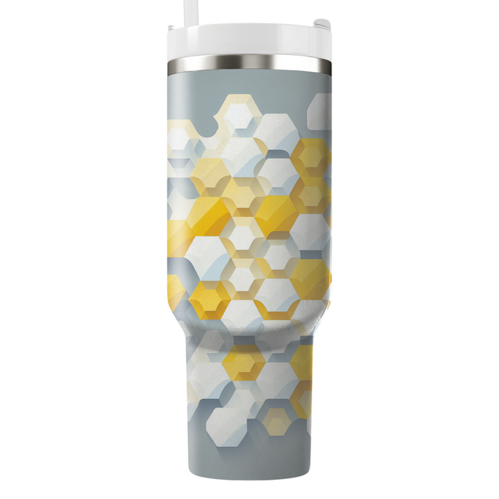 Geometric Honeycomb Tumbler Cups