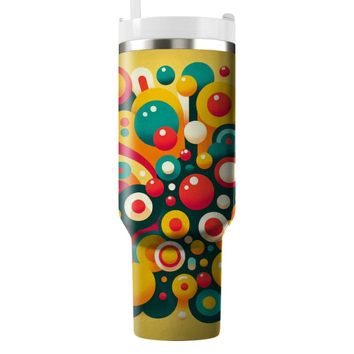 Retro Polka Dot Fiesta  Insulated Tumblers