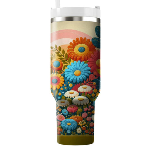 Floral Harmony Groove  Custom Tumblers