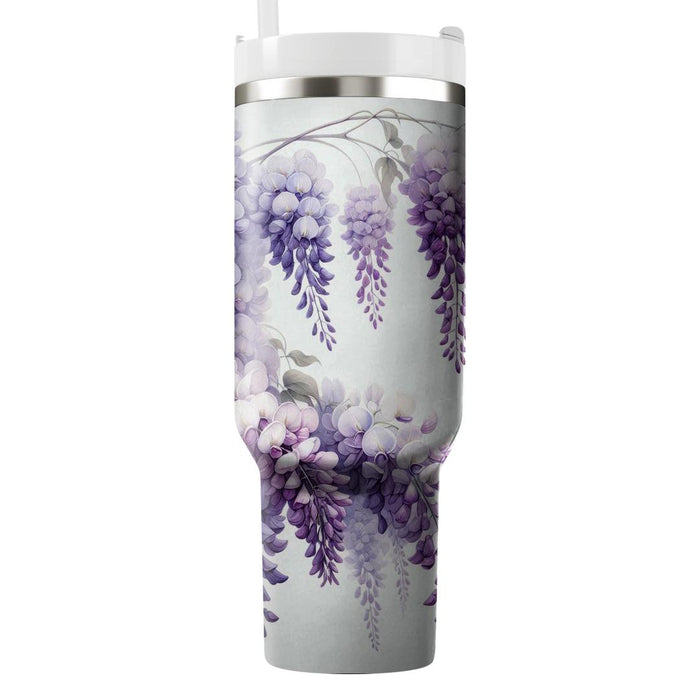 Watercolor Wisteria  Insulated Tumblers