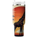 Wild Giraffe Neck Stretch  Decorative Tumblers