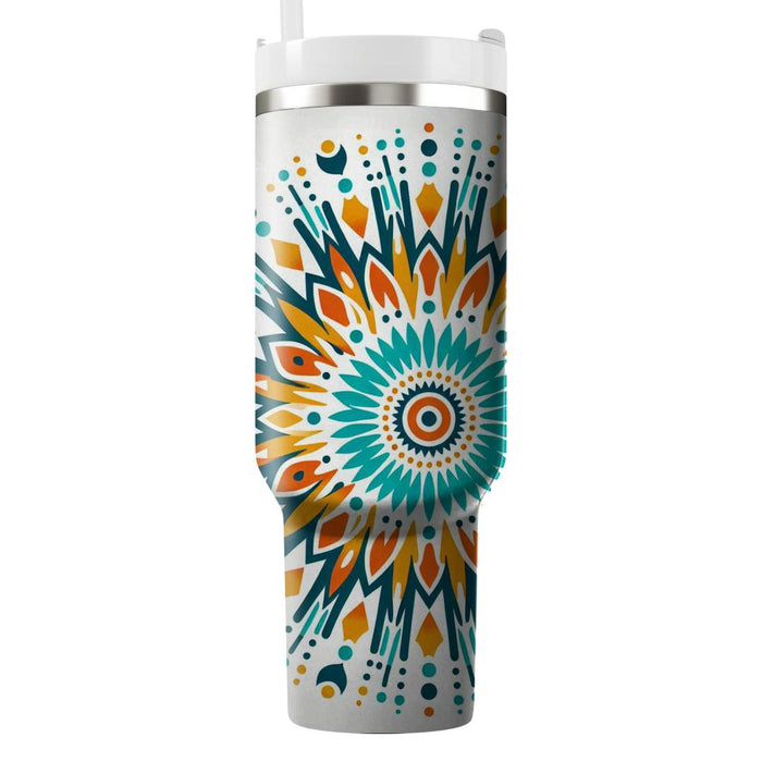 Bohemian Sunburst  Custom Tumblers