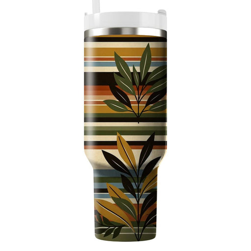 Seventies Stripes  Personalized Tumblers