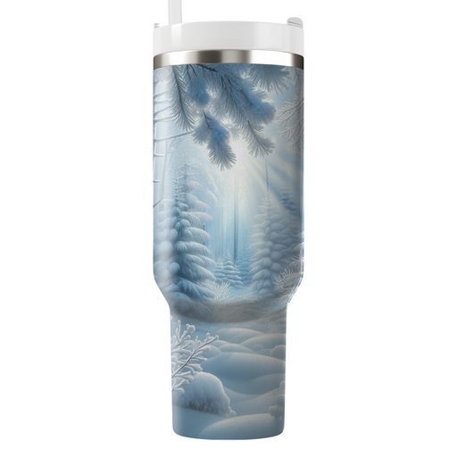 Winter Pine Forest Adventure  Personalized Tumblers