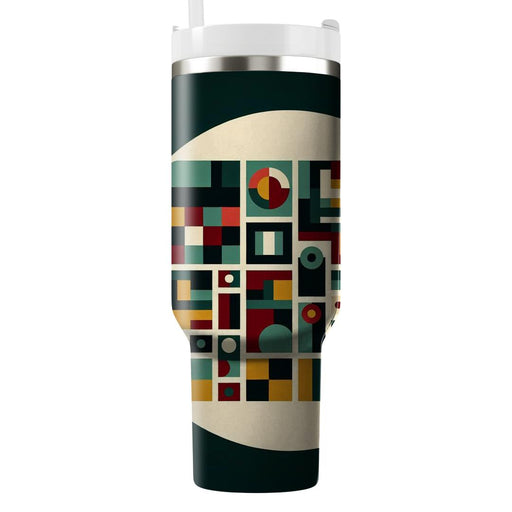 Vibrant Patchwork Puzzle  Insulated Tumblers