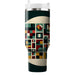 Vibrant Patchwork Puzzle  Insulated Tumblers