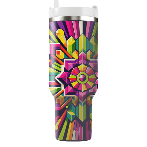 Mod Mosaic Madness Travel Tumblers