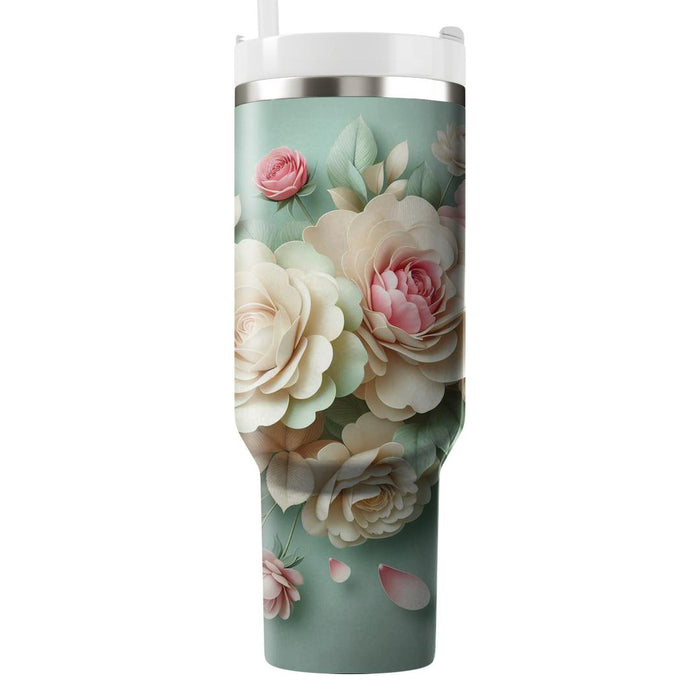 Spring Petal Whisper Tumblers With Lids