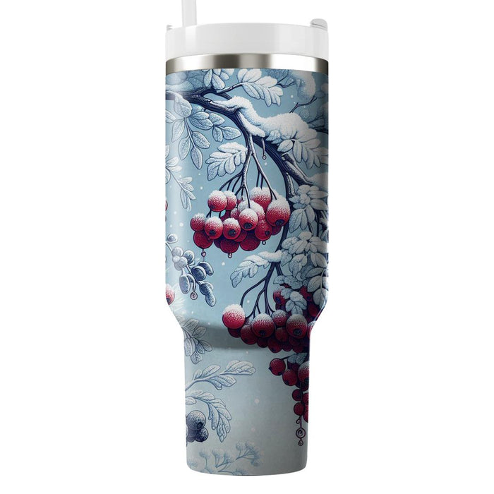 Winter Frosted Berries  Tumblers For Gifts