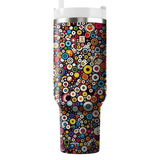 Bright And Playful Confetti  Custom Tumblers