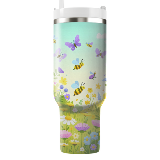 Spring Meadow Whimsy  Tumbler Cups